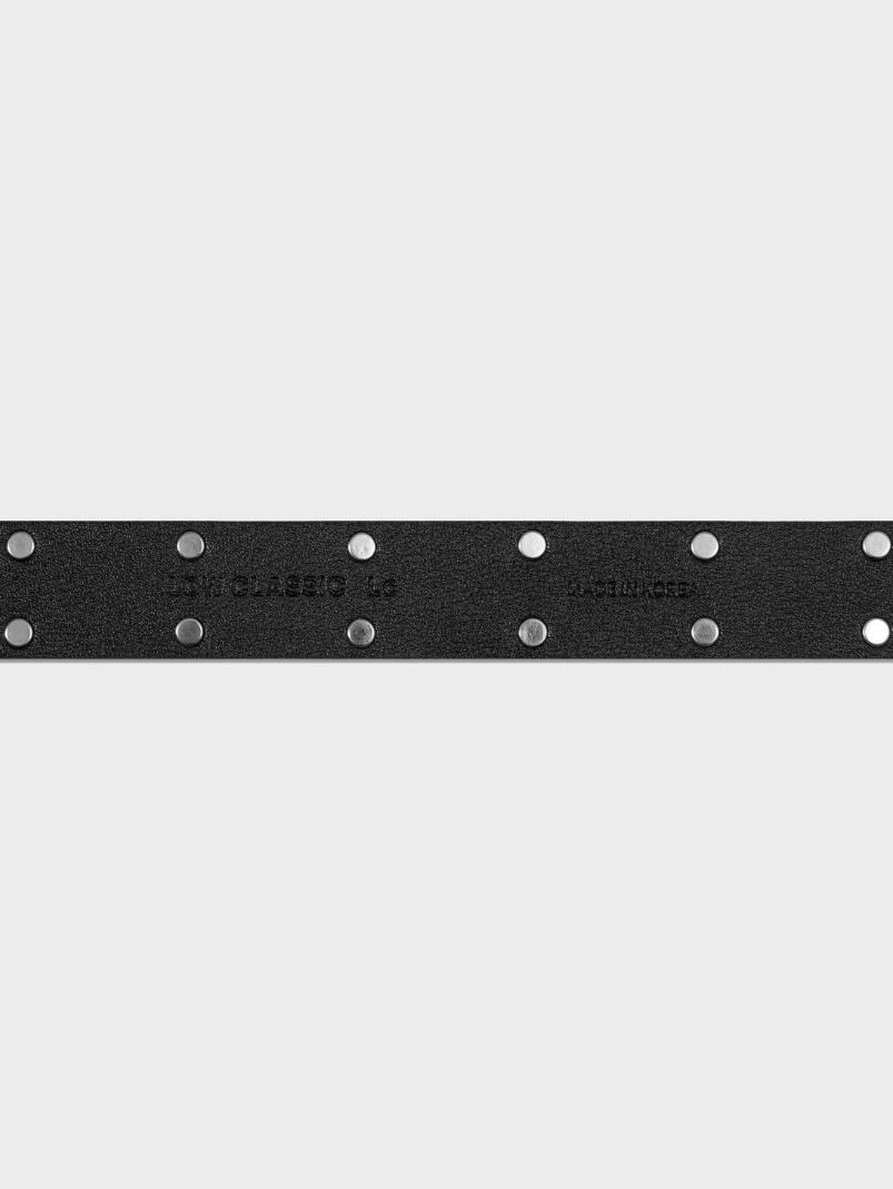 STUDDED LEATHER BELT (LC257BE03BK) STUDDED LEATHER BELT (LC257BE03BK)
