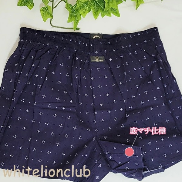 CHRISTIAN GEORGES メンズ 前開き トランクス 10枚セット M/L/LL