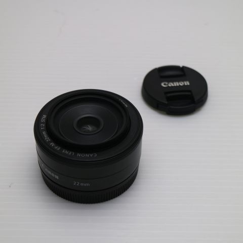 新品同様 キャノン EF-M22mm F2 STM 単焦点レンズ EF-Mマウント 即日発送 土日祝発送OK 74