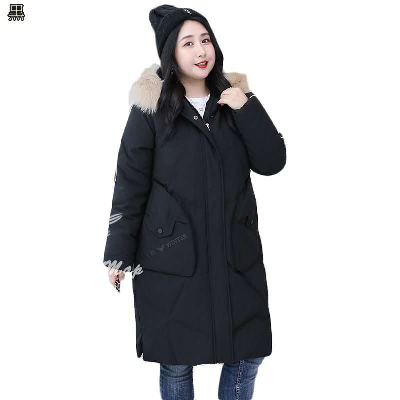  黒 ファーコート レディース ダウンジャケット 冬 厚手 防寒服 アウトドア ロングコート