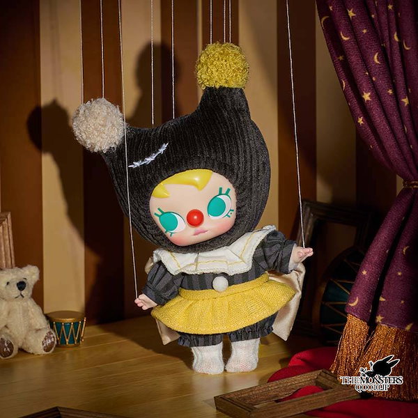 LABUBU ハロウィン ぬいぐるみ POP MART Labubu Happy Halloween Party Series Sitting Pumpkin