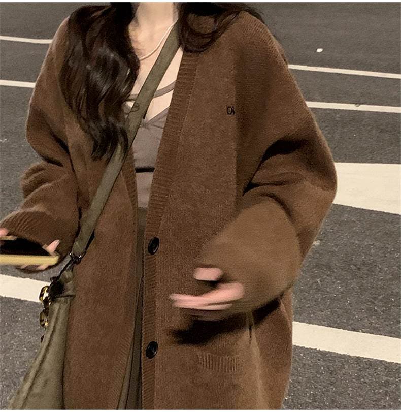 トップス カーディガン 袖あり 長袖 萌袖 襟なし もこもこ モコモコ ふわふわ 前開き ニット 厚手 かわいい 大人可愛い きれいめ シンプル カジュアル 大人 上品 おしゃれ 大人女子 こなれ感 ラフ ラブリー キュート ガーリー ルーズ 個性的 主役級 存在感 無地 秋 冬 10代 トップス カーディガン 袖あり 長袖 萌袖 襟なし モコモコ 前開き