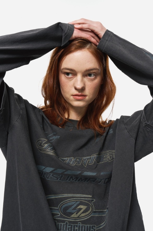 CPGN STUDIO】 FEARLESS Layered Pigment Long Sleeve
