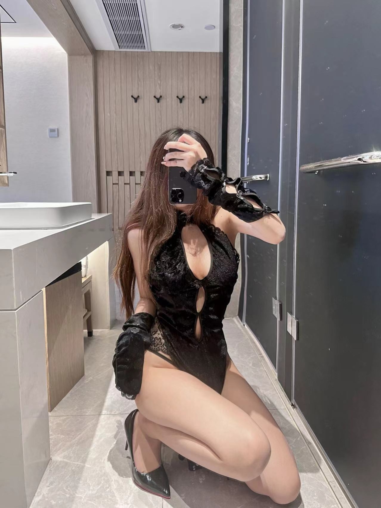 セクシーなランジェリー古典的なスリットチャイナドレス誘惑レトロなパジャマスーツ制服誘惑民族風のドレスB47