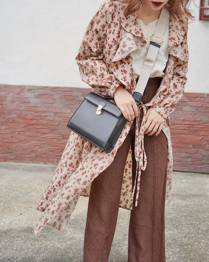 One Color Flower 2way Long Gown/Onepiece (beige) A,D,G レディース One Color Flower 2way Long Gown/Onepiece (beige) A,D,G レディース