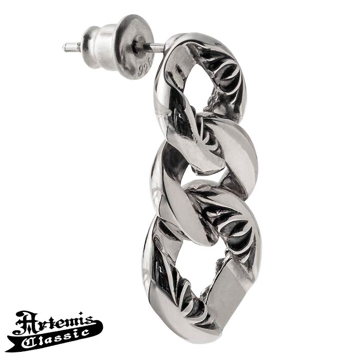 アルテミスクラシック Artemis Classic ムーブ 喜平 シルバー ピアス 片耳分 ACE0186 アルテミスクラシック Artemis Classic ムーブ 喜平 シルバー ピアス 片耳分 ACE0186