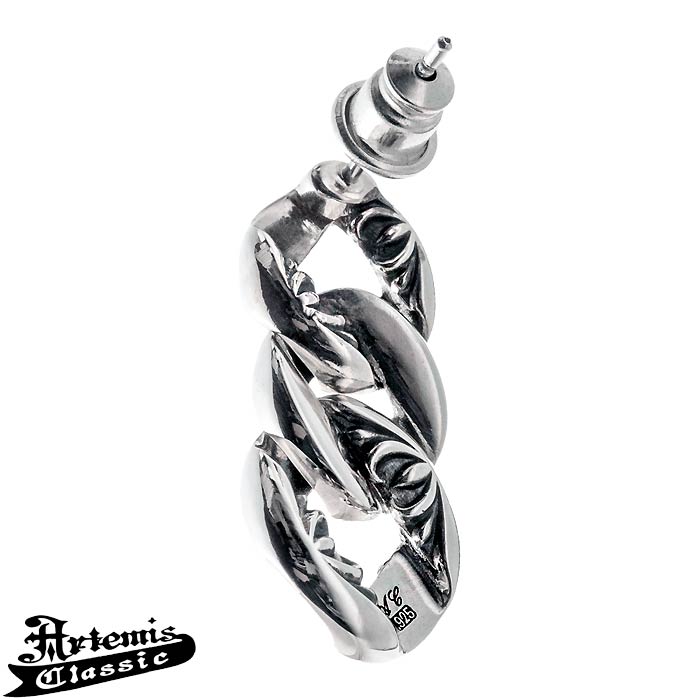 アルテミスクラシック Artemis Classic ムーブ 喜平 シルバー ピアス 片耳分 ACE0186 アルテミスクラシック Artemis Classic ムーブ 喜平 シルバー ピアス 片耳分 ACE0186