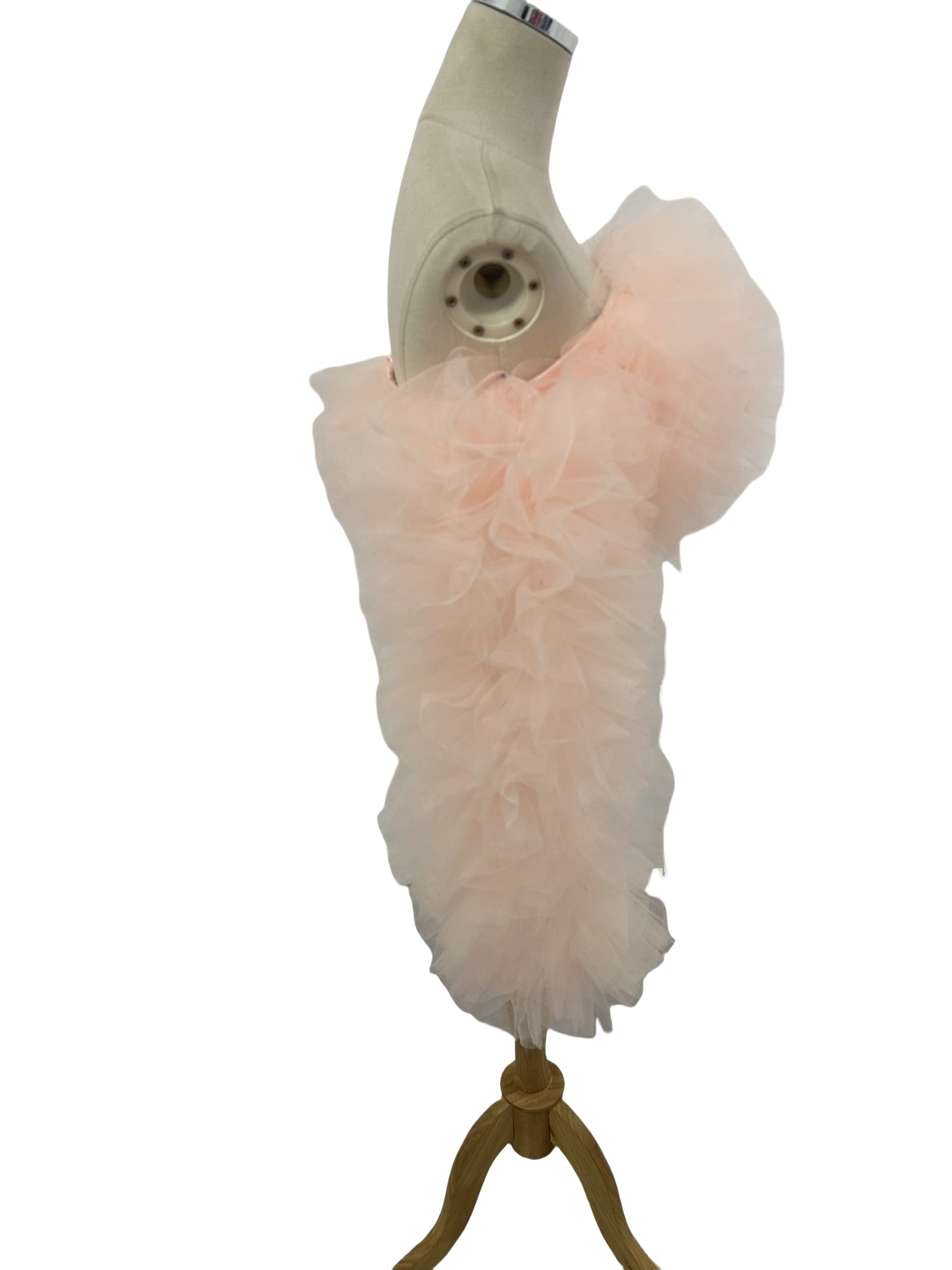 トップス ピンク ソフトチュール オフショルダー 長袖 もこもこ 可愛い 前撮り トップス ピンク ソフトチュール オフショルダー 長袖 もこもこ 可愛い 前撮り