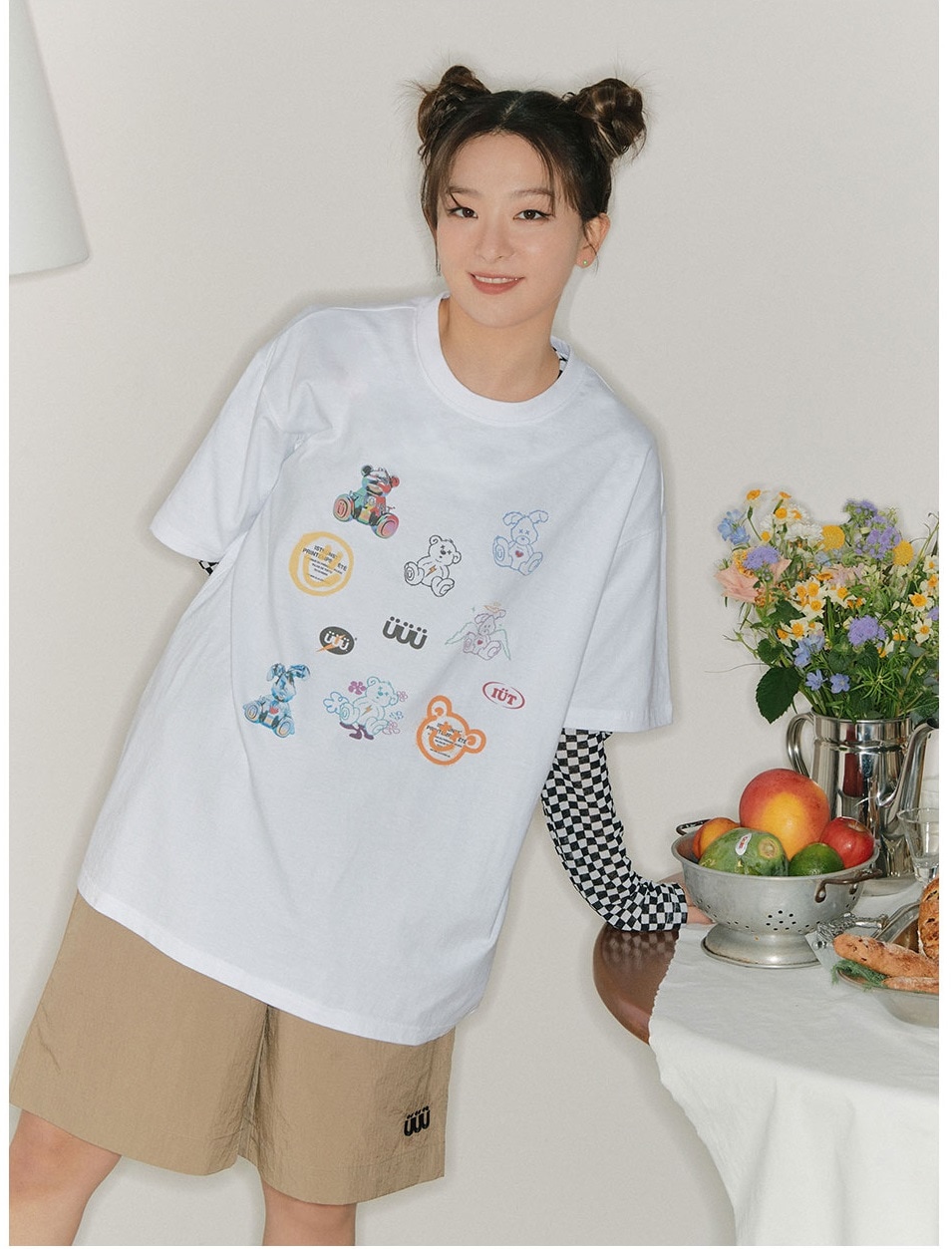 今ならほぼ即納！ IK Collection T-shirt 2色 デイリー 男女共用 Tシャツ・カットソー Size:M - qualitygb.do