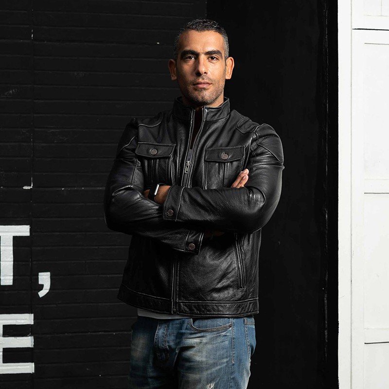 本革ジャケット バイク用レザージャケット メンズ 革ジャン 牛革 バイクジャケット バイクウェア ラ