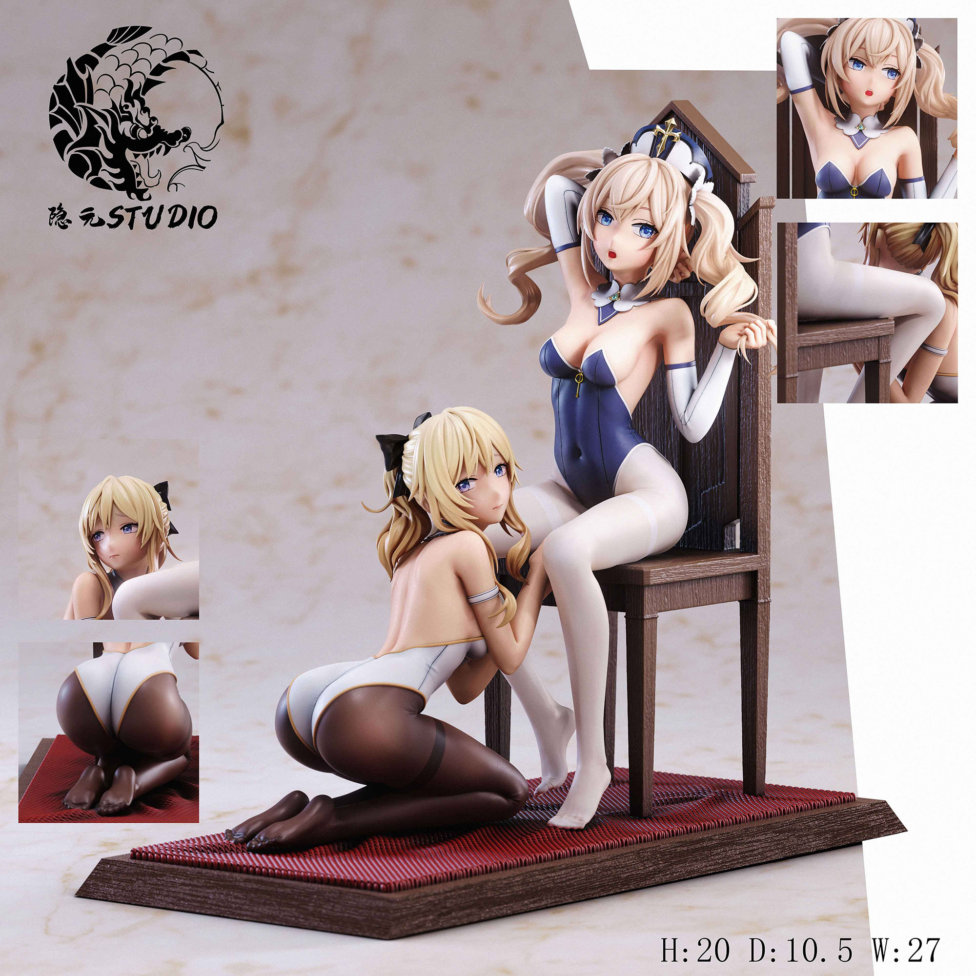 バーバラ ジン・グンヒルド フィギュア 1/6スケール 塗装済み完成品 ガレージキット Y.Y.S 限定販売 スタチュー