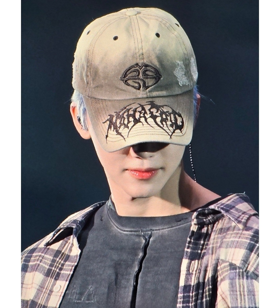 NCTジェミン着用(2色) WASHED METAL LOGO BALL CAP