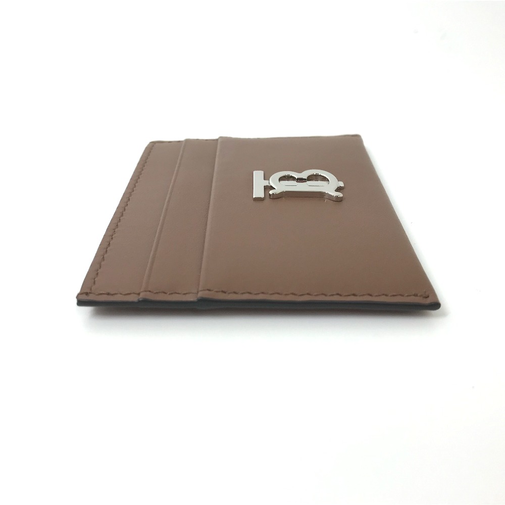 カードケース ロゴ 名刺入れ パスケース レザー ブラウン カードケース ロゴ 名刺入れ パスケース レザー ブラウン