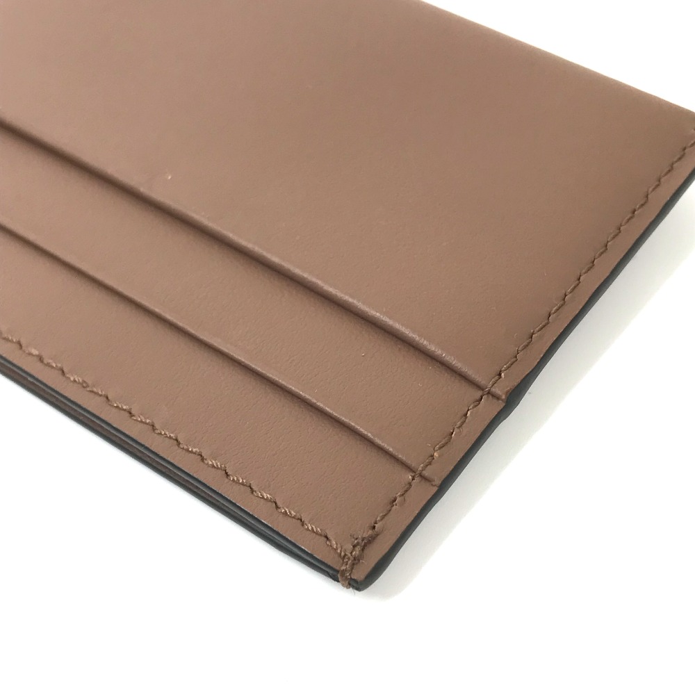 カードケース ロゴ 名刺入れ パスケース レザー ブラウン カードケース ロゴ 名刺入れ パスケース レザー ブラウン