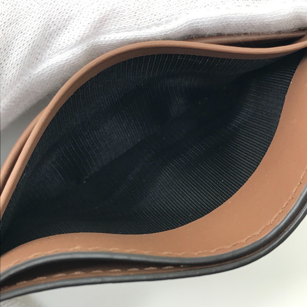 カードケース ロゴ 名刺入れ パスケース レザー ブラウン カードケース ロゴ 名刺入れ パスケース レザー ブラウン