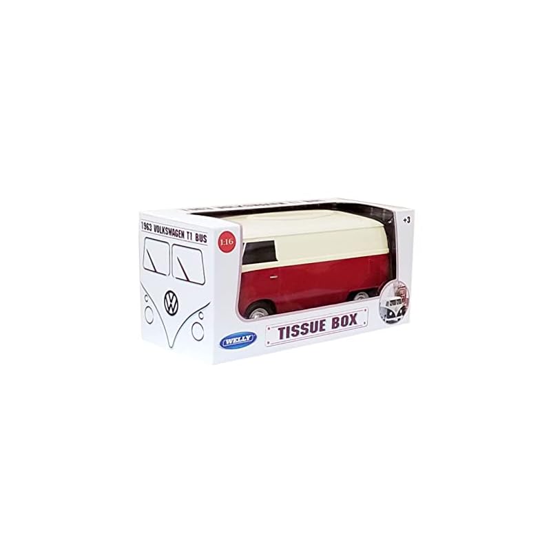 ティッシュケース+(プラス) T1バス カップホルダー付き ツートーン レッド2 T1 bus tissue case 2tone RED ティッシュケース+(プラス) T1バス カップホルダー付き ツートーン レッド2 T1 bus tissue case 2tone RED