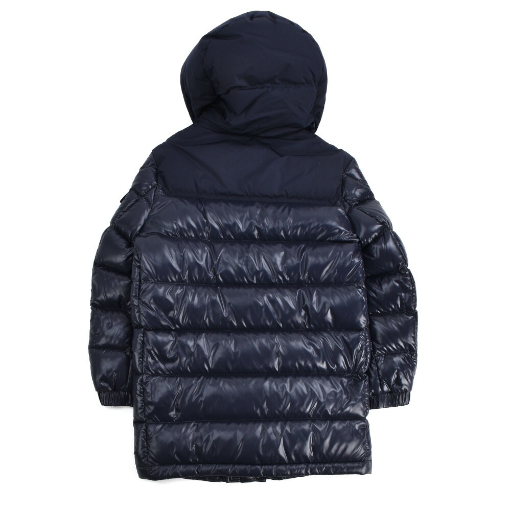 モンクレール ダウンジャケット キッズ ジュニア 子供用 ブルゾン フード付きダウン ネイビー MONCLER TAROLD[1c00021-742-810]