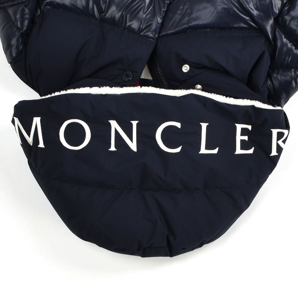 モンクレール ダウンジャケット キッズ ジュニア 子供用 ブルゾン フード付きダウン ネイビー MONCLER TAROLD[1c00021-742-810]