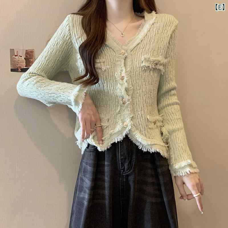 春 女性 フレンチ スタイル Vネック 赤 セーター ジャケット 大きサイズ ニット カーディガン スリミング スリット トップ mdprevattcaulkingandwaterproofing.com