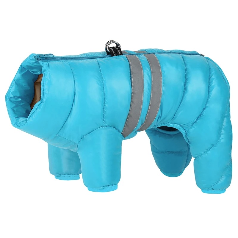 小型および中型犬用防水ジャケット,反射ペットコート,犬服,暖かいジャンプスーツ,フレンチブルドッグ服,冬