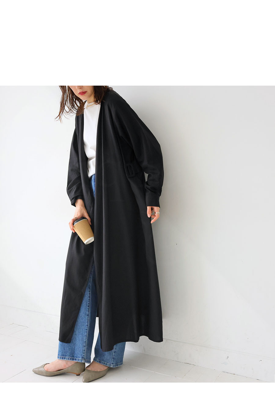 ラップワンピース ワンピース レディース ロング ・メール便不可