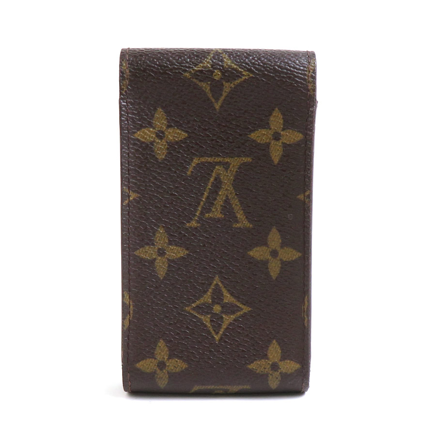 ルイ ヴィトン LOUIS VUITTON シガレットケース モノグラム エテュイ シガレット モノグラムキャンバス ブラウン ユニセックス M63024 e60340a