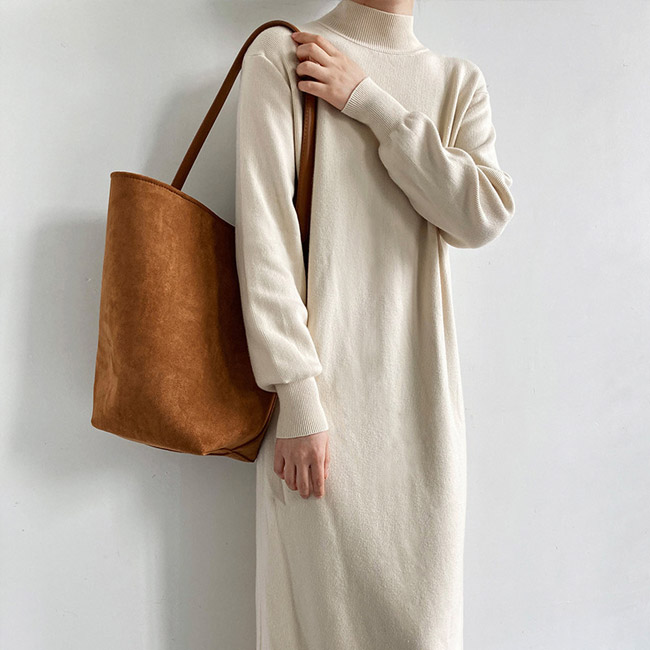 ニットワンピース レディース ニットセーター 無地 ハーフハイネック 長袖 リブ袖口 フリンジ付き ロング丈 トップス カジュアル 柔らかい 体型カバー スタイルアップ シンプル 快適 春秋 通勤 通 ニットワンピース レディース ニットセーター 無地 ハーフハイネック 長袖 リブ袖口 フリンジ付き ロング丈 トップス カジュアル 柔らかい 体型カバー スタイルアップ シンプル 快適 春秋 通勤 通