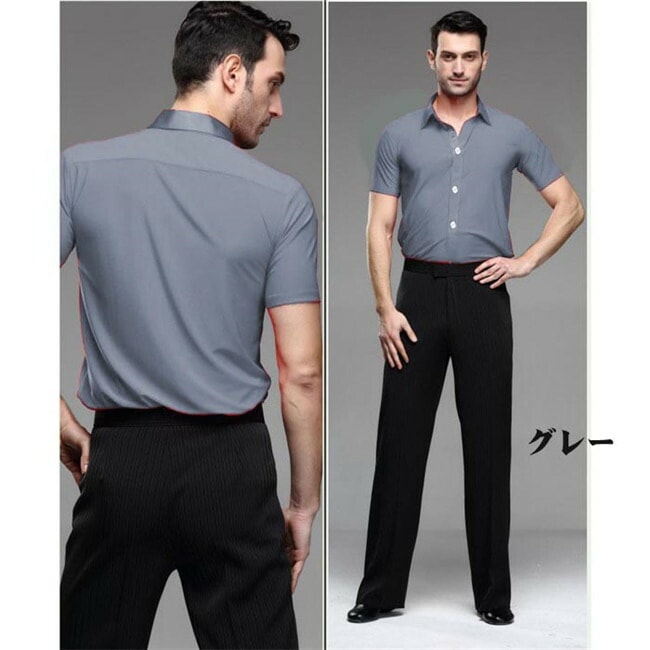 社交ダンス　ラテン　メンズシャツ　サイズM 楽天市場】メンズ社交ダンス 衣装 ラテン シャツ 男性 上着