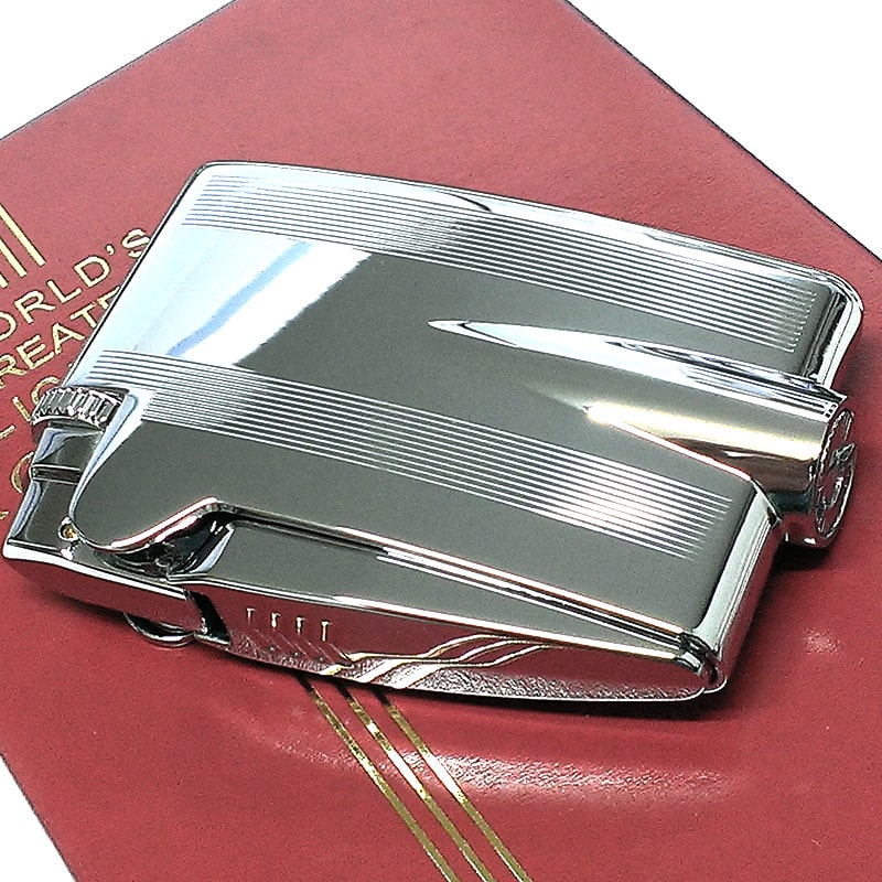 ガスライター フリント式 ロンソン ヴァラフレームミニ RONSON クロームエンジンタン シルバー ガス視認窓付き かっこいい シンプル おしゃれ メンズ プレゼント ギフト