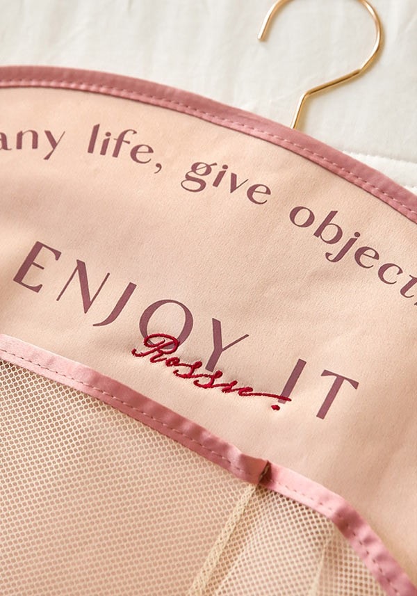 【メガ割 】収納ポケット ハンガー式 ウォールポケット 下着収納 吊り下げ収納 両面収納 大容量 透明 フランス風 レトロ スッキリ収納 下着 靴下 ブラ ショーツ ブラジャー収納 衣類 ハンガーラッ