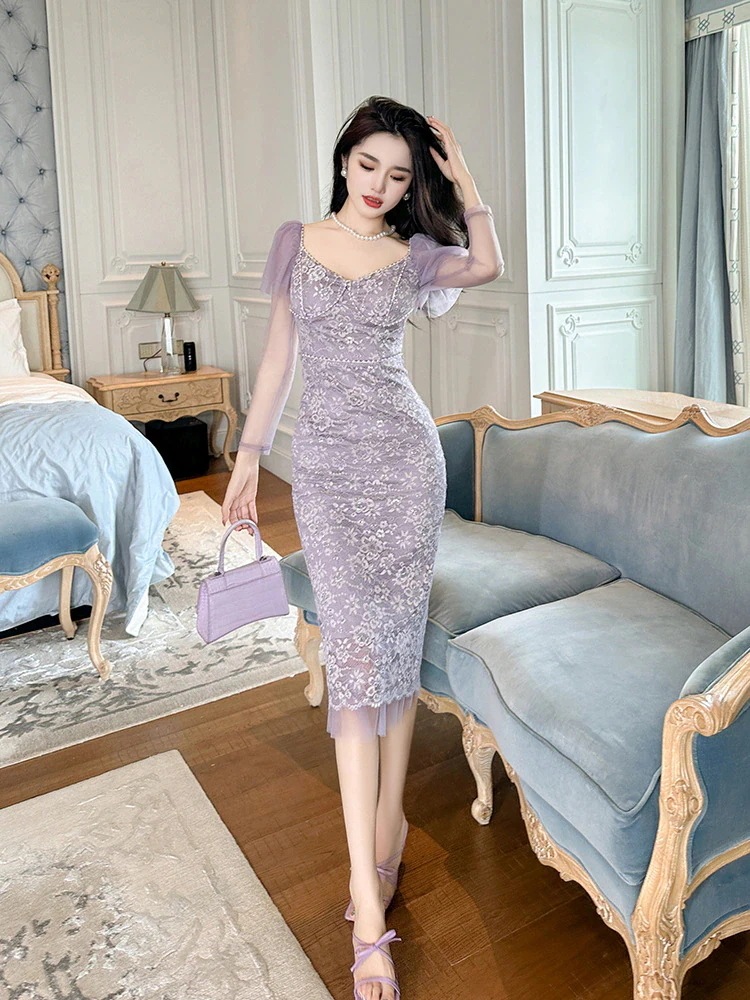 【JY.上品】 2025秋冬新品 花柄 レース ワンピース パープル 紫 ワンピース パーティードレス キャバ 着痩せ 大人 同窓会 披露宴 卒業式 結婚式 演奏会 ウェディング 二次会 発表会 メガ 【JY.上品】 2025秋冬新品 花柄 レース ワンピース パープル 紫 ワンピース パーティードレス キャバ 着痩せ 大人 同窓会 披露宴 卒業式 結婚式 演奏会 ウェディング 二次会 発表会 メガ