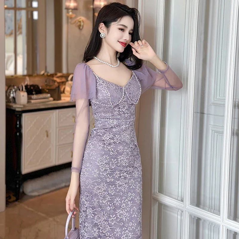 【JY.上品】 2025秋冬新品 花柄 レース ワンピース パープル 紫 ワンピース パーティードレス キャバ 着痩せ 大人 同窓会 披露宴 卒業式 結婚式 演奏会 ウェディング 二次会 発表会 メガ 【JY.上品】 2025秋冬新品 花柄 レース ワンピース パープル 紫 ワンピース パーティードレス キャバ 着痩せ 大人 同窓会 披露宴 卒業式 結婚式 演奏会 ウェディング 二次会 発表会 メガ
