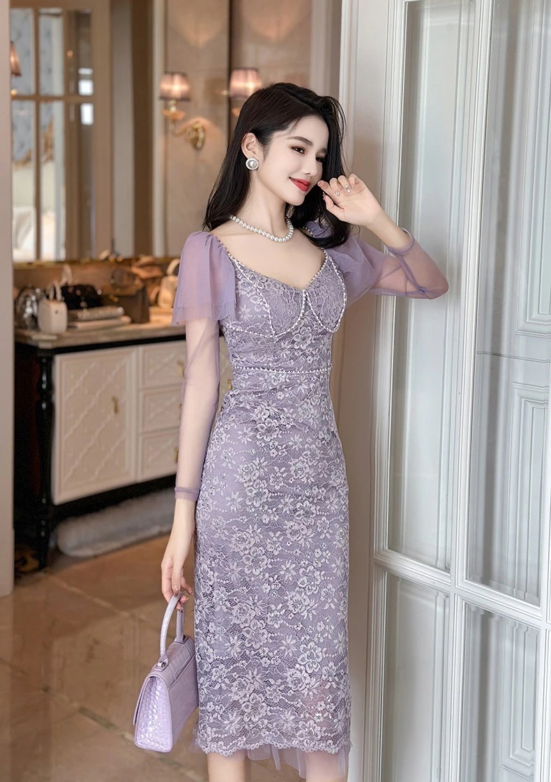 【JY.上品】 2025秋冬新品 花柄 レース ワンピース パープル 紫 ワンピース パーティードレス キャバ 着痩せ 大人 同窓会 披露宴 卒業式 結婚式 演奏会 ウェディング 二次会 発表会 メガ 【JY.上品】 2025秋冬新品 花柄 レース ワンピース パープル 紫 ワンピース パーティードレス キャバ 着痩せ 大人 同窓会 披露宴 卒業式 結婚式 演奏会 ウェディング 二次会 発表会 メガ