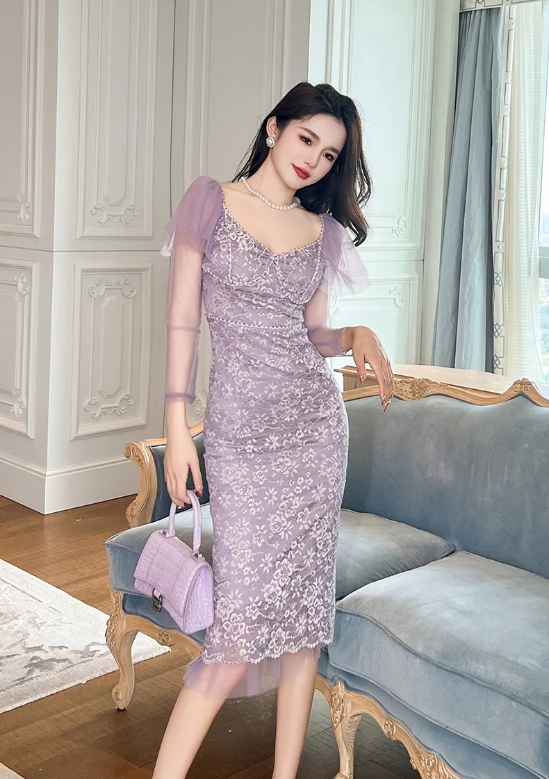 【JY.上品】 2025秋冬新品 花柄 レース ワンピース パープル 紫 ワンピース パーティードレス キャバ 着痩せ 大人 同窓会 披露宴 卒業式 結婚式 演奏会 ウェディング 二次会 発表会 メガ 【JY.上品】 2025秋冬新品 花柄 レース ワンピース パープル 紫 ワンピース パーティードレス キャバ 着痩せ 大人 同窓会 披露宴 卒業式 結婚式 演奏会 ウェディング 二次会 発表会 メガ