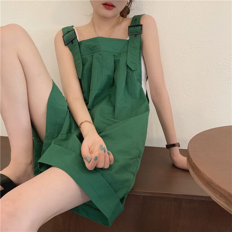 オールインワン つなぎ レディース ミニ 袖なし ワイド 裾ワイド 綿 ポリエステル かわいい 大人可愛い シンプル カジュアル おしゃれ こなれ感 ラフ 個性的 抜け感 ラブリー キュート 無地 春