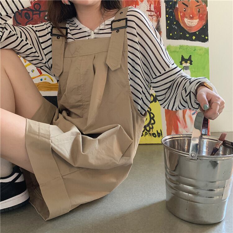 オールインワン つなぎ レディース ミニ 袖なし ワイド 裾ワイド 綿 ポリエステル かわいい 大人可愛い シンプル カジュアル おしゃれ こなれ感 ラフ 個性的 抜け感 ラブリー キュート 無地 春