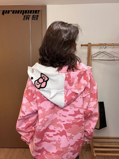 Qoo10] サンリオ キティちゃん新品 長袖ハローキティパーカ