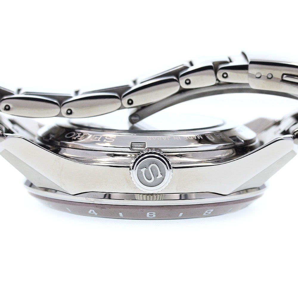 セイコー SEIKO SARF009/6R64-00C0 プレサージュ GMT 自動巻き メンズ 極美品 箱・保証書付き_835960【中古】