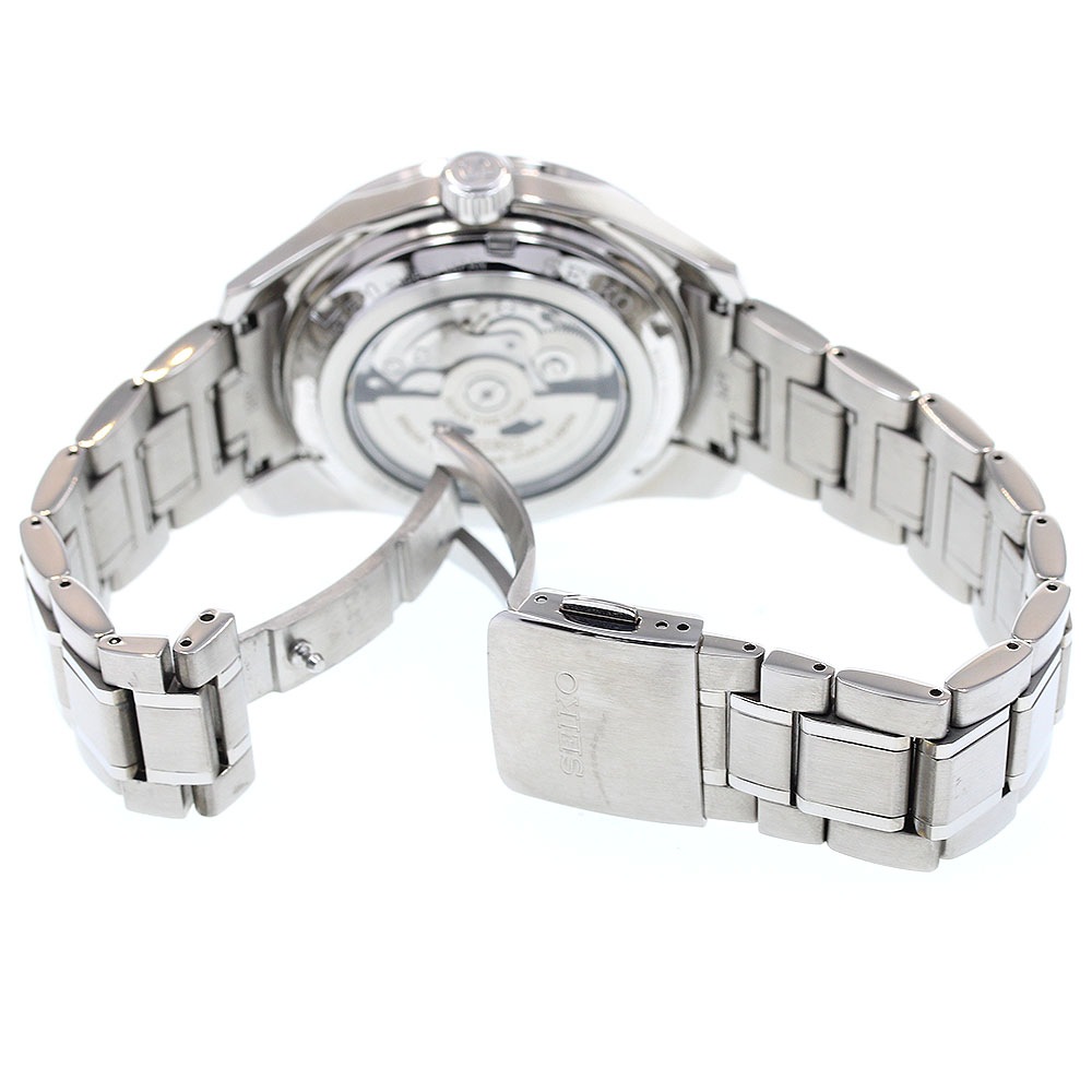 セイコー SEIKO SARF009/6R64-00C0 プレサージュ GMT 自動巻き メンズ 極美品 箱・保証書付き_835960【中古】