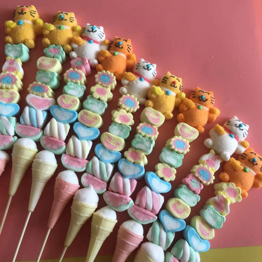 漫画動物マシュマロチュアンチュアンル 35g 串砂糖漬けホーズかわいいキャンディ 誕生日プレゼント