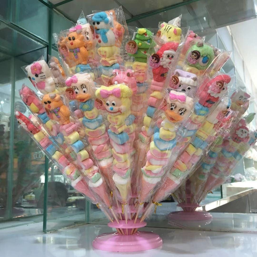 漫画動物マシュマロチュアンチュアンル 35g 串砂糖漬けホーズかわいいキャンディ 誕生日プレゼント