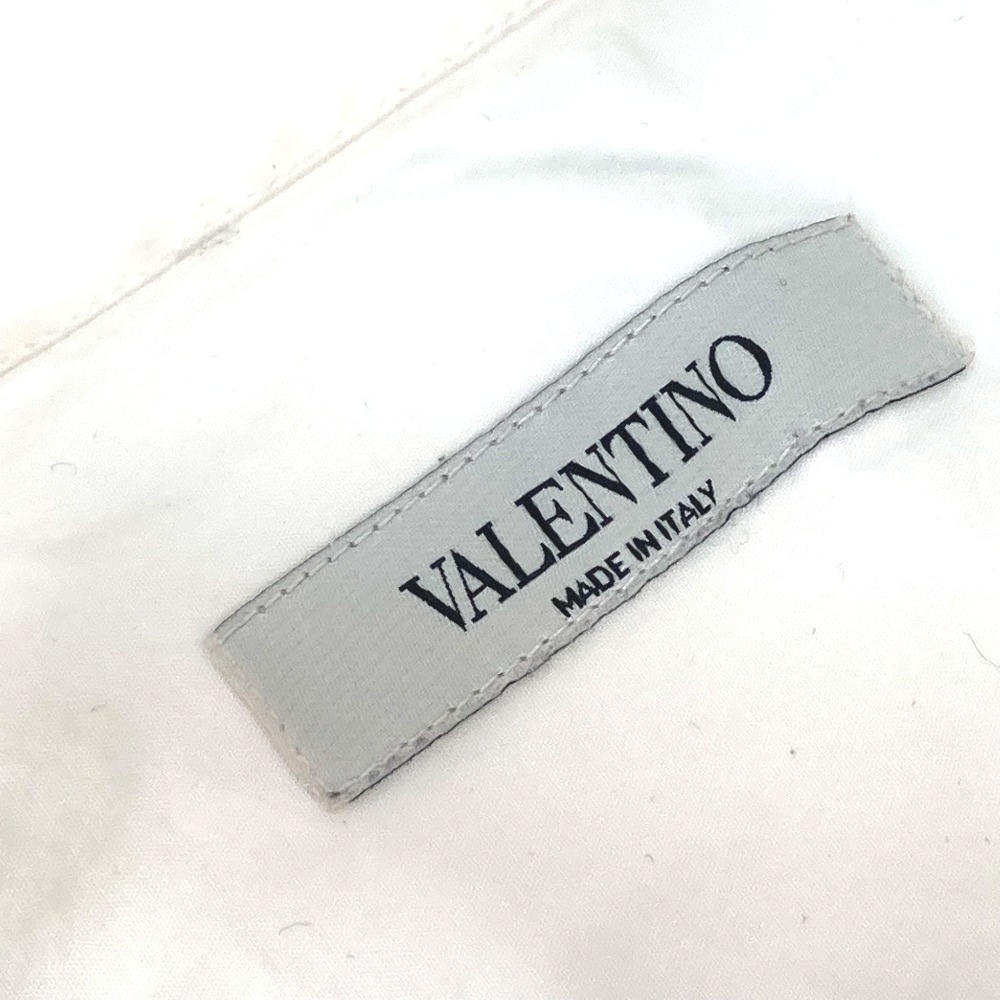 VALENTINO ヴァレンティノ 長袖シャツ VALENTINO ロゴ アパレル トップス コットン ホワイト