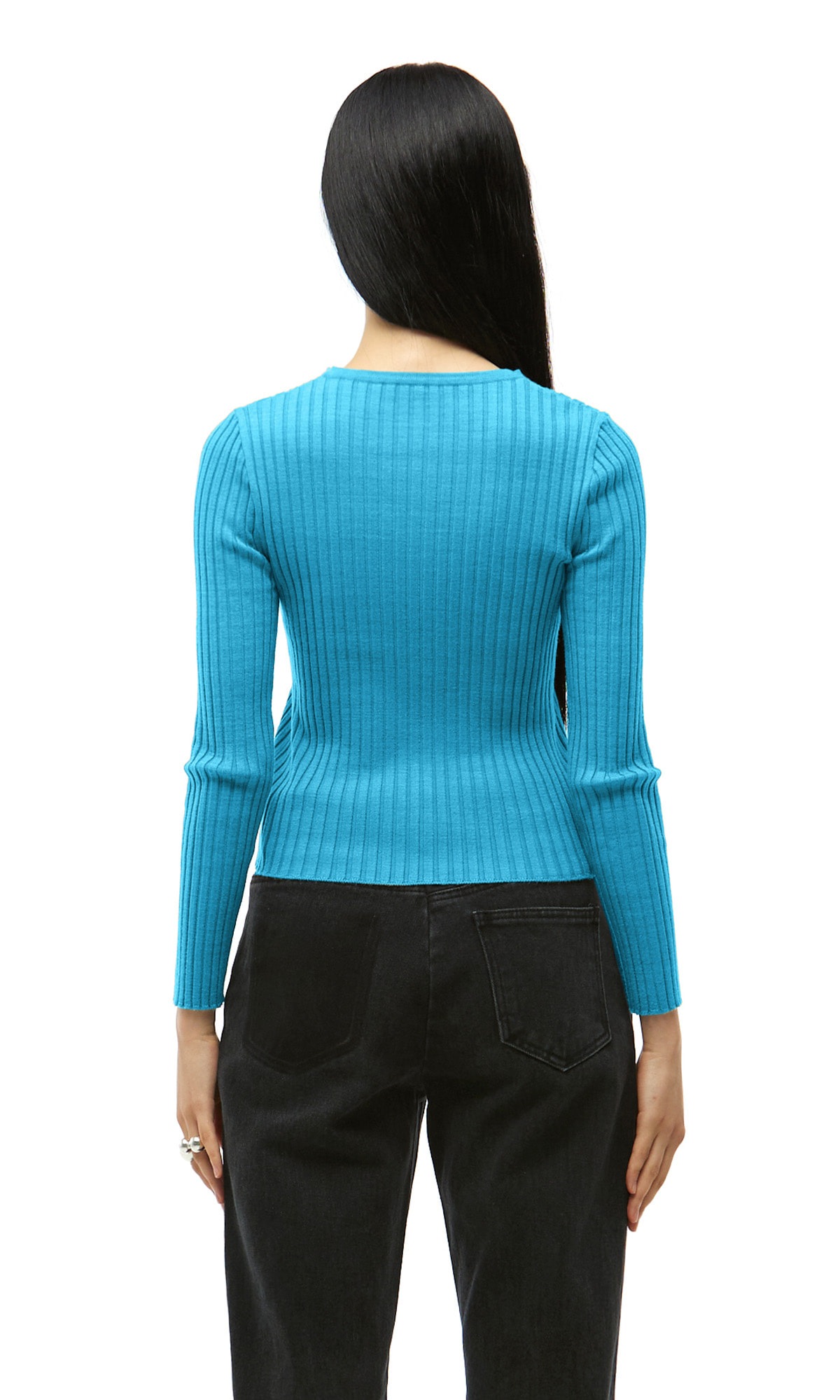 【J.CHUNG】 DANIA KNIT CARDIGAN : ZIMA BLUE 【J.CHUNG】 DANIA KNIT CARDIGAN : ZIMA BLUE