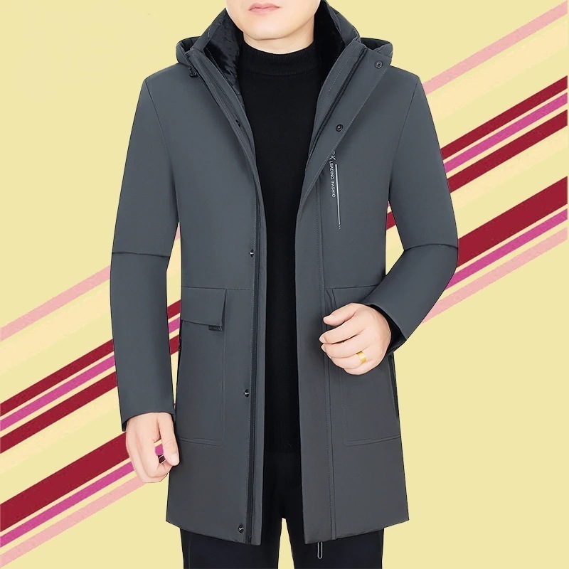 ダウンコート ダウンジャケット メンズ ロング丈 フード付き 取り外せ アウター ゆったり 厚手 防寒 暖か 通勤 おしゃれ 上品 父の日 ギフトwudamne ダウンコート ダウンジャケット メンズ ロング丈 フード付き 取り外せ アウター ゆったり 厚手 防寒 暖か 通勤 おしゃれ 上品 父の日 ギフトwudamne