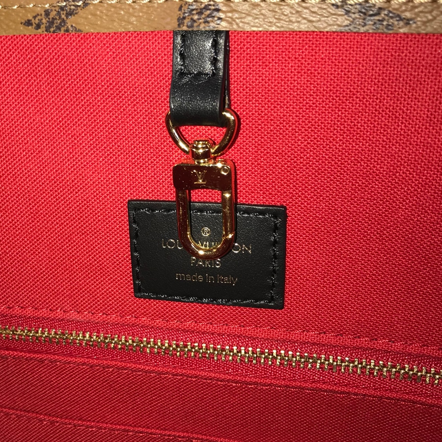 モノグラム ジャイアント オンザゴー MM M45321 トートバッグ fya【中古】 モノグラム ジャイアント オンザゴー MM M45321 トートバッグ fya【中古】