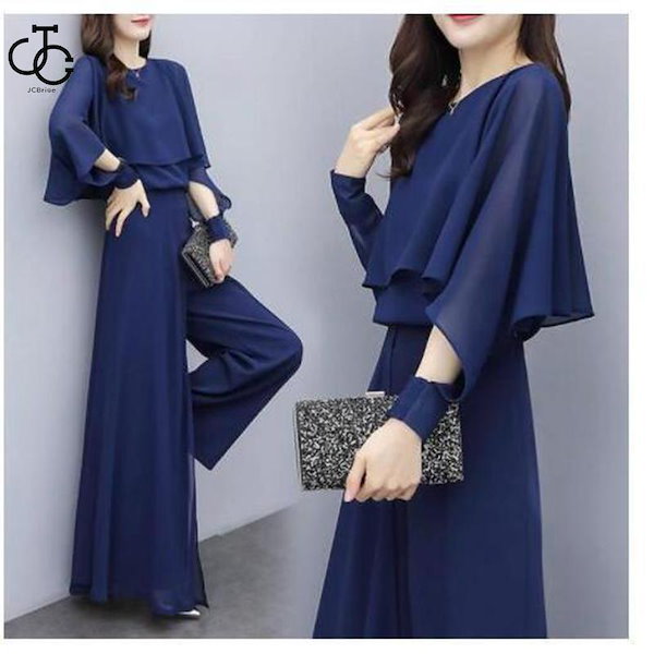 結婚式お呼ばれパンツドレス パンツドレス かっこいい パーティードレス 結婚式 お呼ばれ