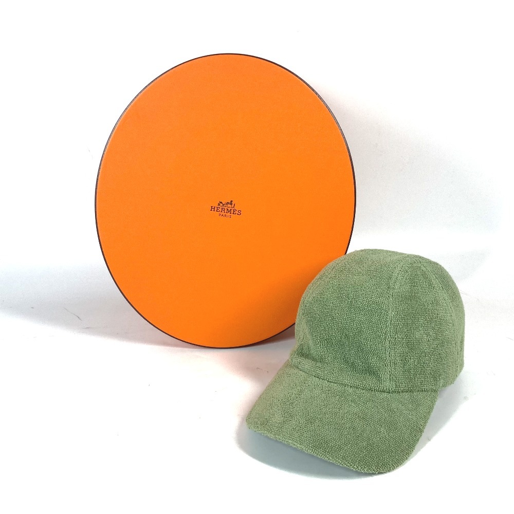 キャップ デイヴィス シェーヌダンクル Funny Ice Cream ファニーアイスクリーム ベースボールキャップ 帽子 2024SS パイル グリーン