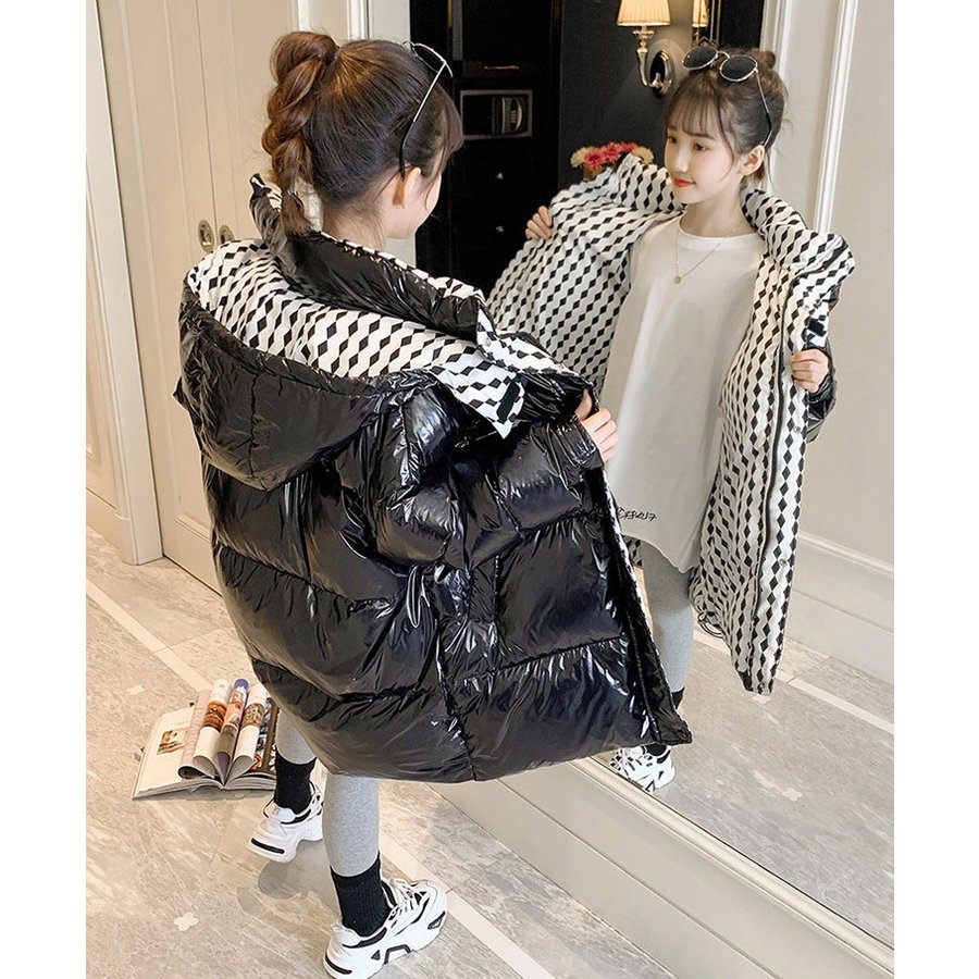 綿入りコート キッズ 子供服 女の子 冬服 アウター 綿入れの服 中綿コート ダウン風コート 中綿ジ