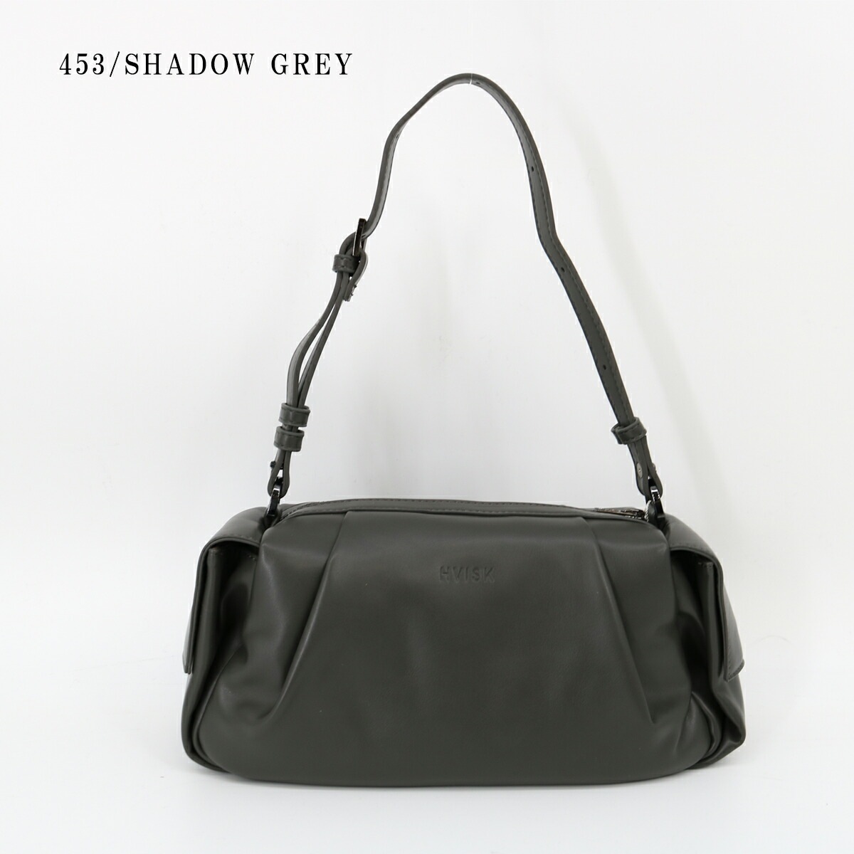Elbie Soft Structure Shadow Grey Butter White ショルダーバッグ ハンドバッグ 2way レディース クロスボディ ポシェット