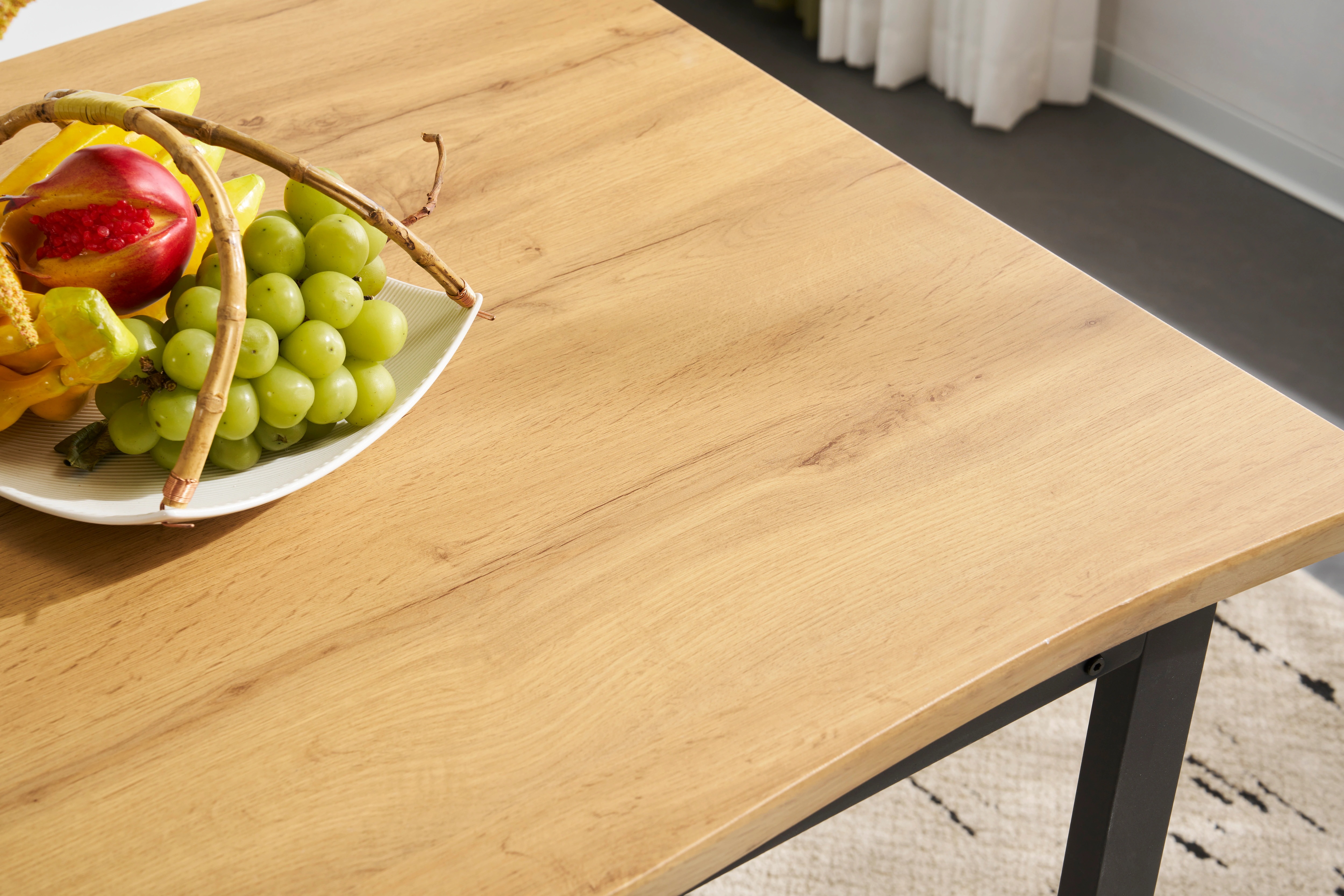 14【テーブル単品販売】ダイニングテーブル 食卓 4人用 2人用 幅140cm おしゃれ 組み立て非常に簡単 ソリッド ハイエンド ヴィンテージ風 モダン 客用 書斎用 シンプル 波の形